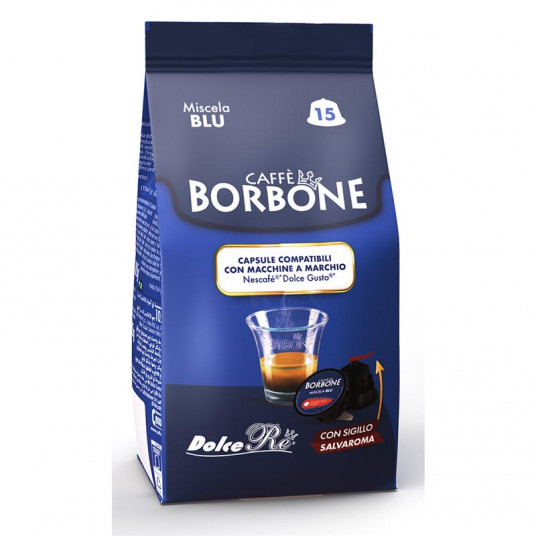  Coffee capsules Borbone DG Blue Blend 15pcs 