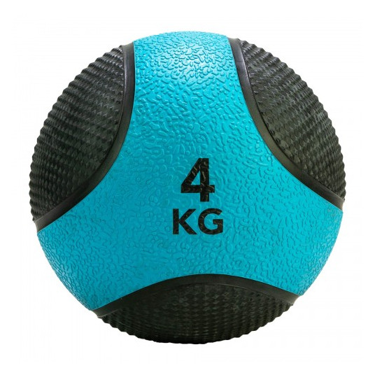  SVORINIS KAMUOLYS TUNTURI - 4KG, JUODA/MĖLYNA 
