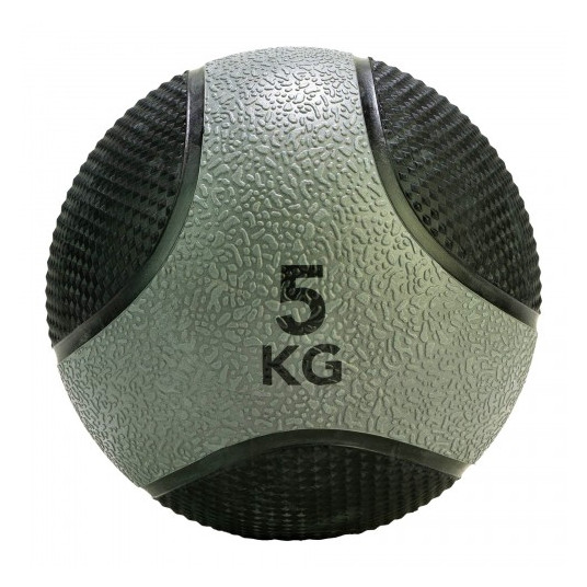  SVORINIS KAMUOLYS TUNTURI - 5KG, JUODA/PILKA 