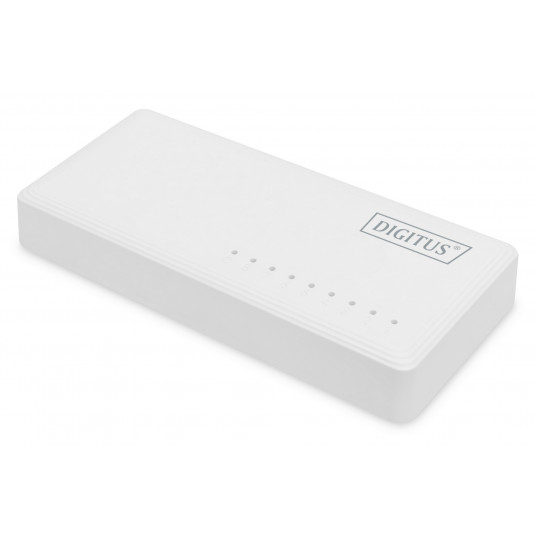  Digitus 8-Port Gigabit Ethernet Switch DN-80064-1 10/100/1000 Mbps (RJ-45), Unmanaged, Desktop 