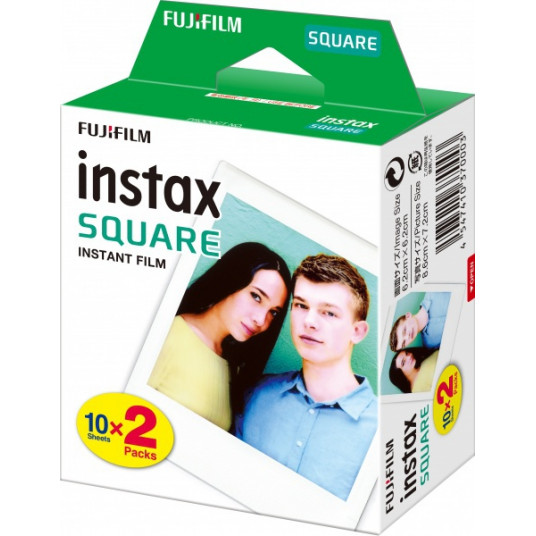  Momentinės fotoplokštelės Fujifilm Instax Square Glossy (20 vnt.) 