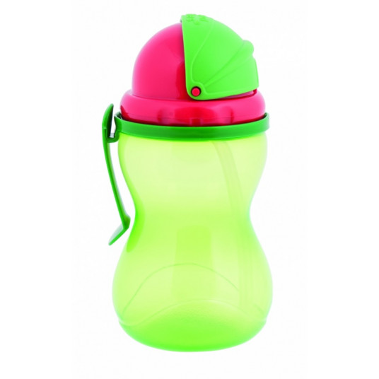  CANPOL BABIES gertuvė su šiaudeliu 370ml 56/113 green 
