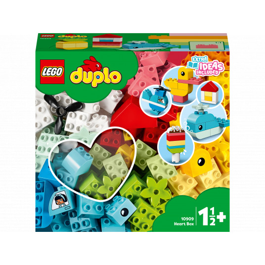  LEGO® 10909 DUPLO Classic Širdelės formos dėžė 