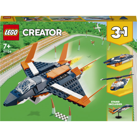  LEGO® 31126 CREATOR Viršgarsinis lėktuvas 
