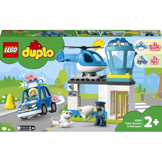  LEGO® 10959 DUPLO Policijos nuovada ir sraigtasparnis 