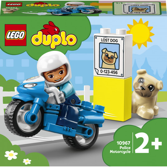  LEGO® 10967 DUPLO Policijos motociklas 
