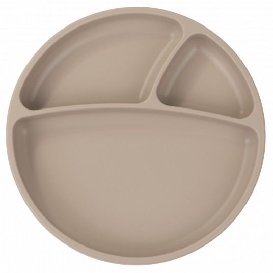 MINIKOIOI neslystanti lėkštė su skyreliais, Bubble Beige, 101050008