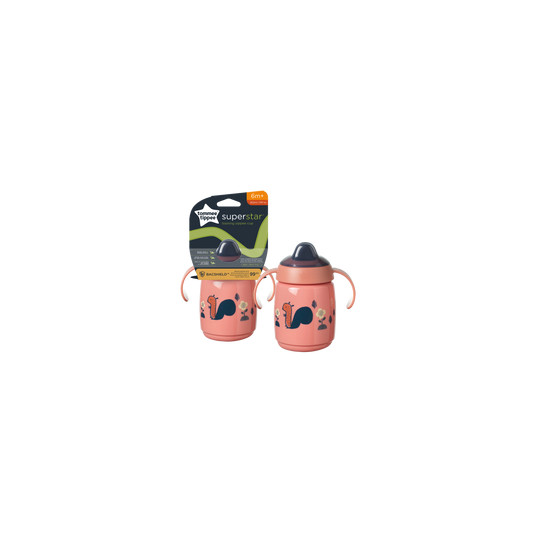 TOMMEE TIPPEE mokomasis puodelis SIPPEE, 7m+, 300ml, pink, 447823