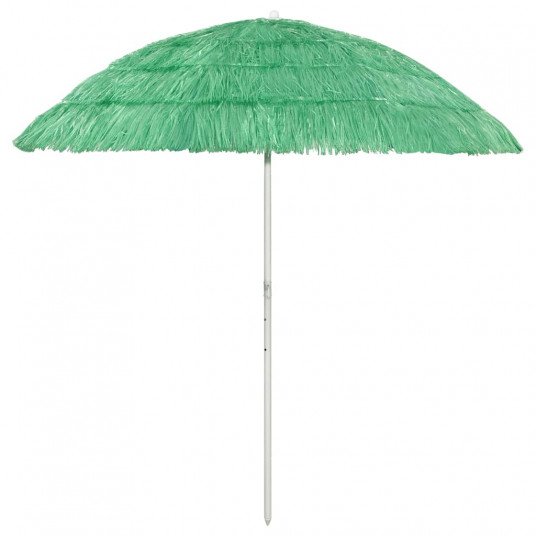 Paplūdimio skėtis, žalios spalvos, 240cm