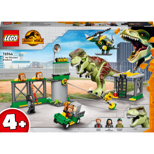  LEGO® 76944 JURASSIC WORLD Dinozauro tiranozauro pabėgimas 