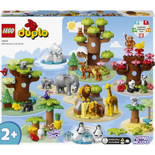  LEGO® 10975 DUPLO Laukiniai pasaulio gyvūnai 