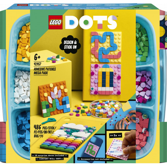  LEGO® 41957 DOTS Lipnių antsiuvų mega pakuotė 