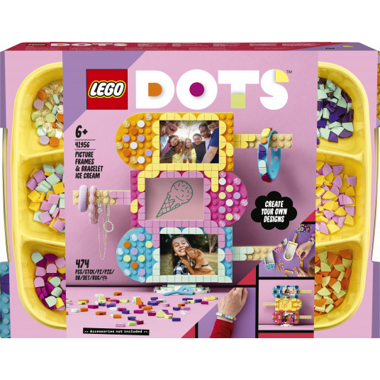  LEGO® 41956 DOTS Ledų nuotraukų rėmeliai ir apyrankė 