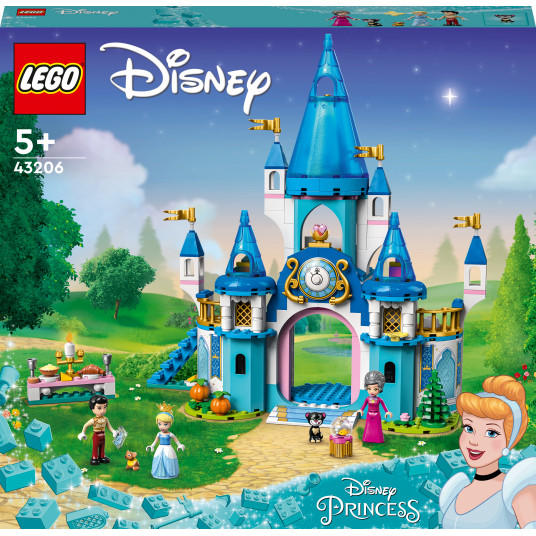  LEGO® 43206 │ Disney Pelenės ir Žavingojo princo pilis 