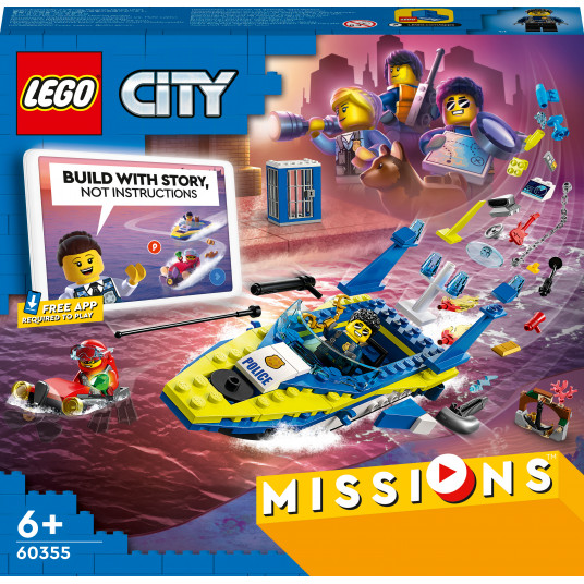  LEGO® 60355 CITY Vandens policijos detektyvų misijos 