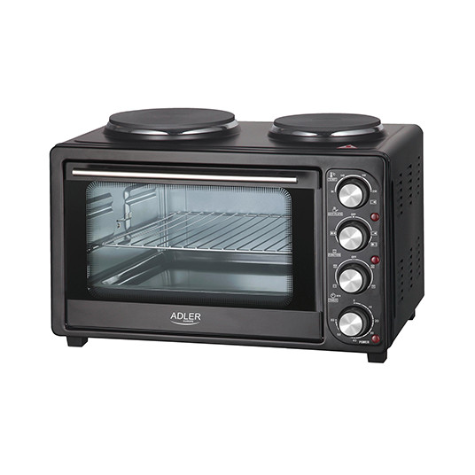  Adler Electric oven with heating plates AD 6020	 36 L, Electric, Mechanical, Black 