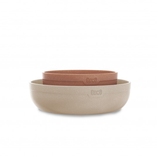 LOVI dubenėliai GRANOLA, 6m+, 2 vnt., beige, 21/531_bei