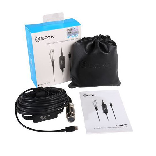  Boya XLR to Lightning Adapter BY-BCA7 