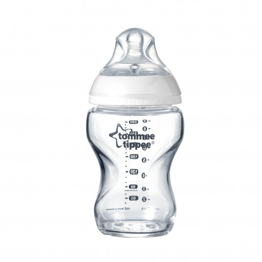  TOMMEE TIPPEE stiklinis buteliukas, 250 ml, 0 mėn+, 42243875 