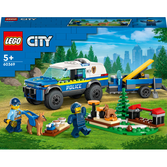  LEGO® 60369 CITY Mobili policijos šunų treniruotė 