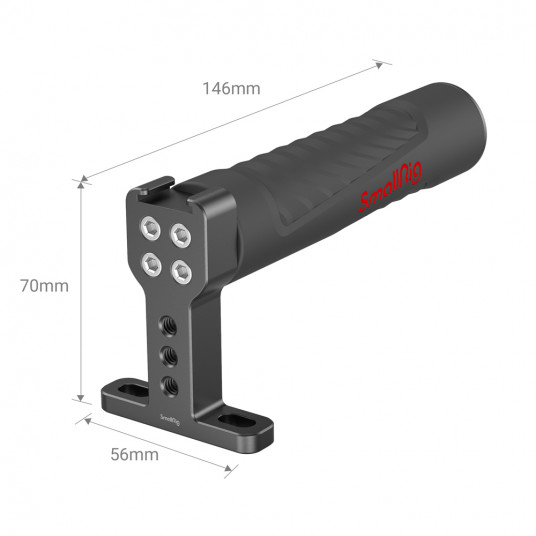 SMALLRIG 1446B TOP HANDLE (RUBBER)