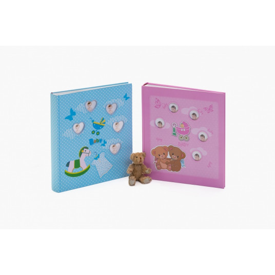  Albumas  KPH FA-980 Baby`s Moments 29x32 60psl | kampučiai/lipdukai | max 10x15 240 | viršelyje keičiama nuotrauka 