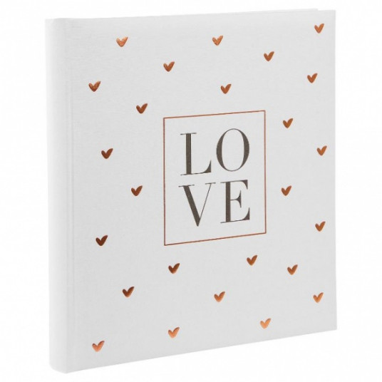  Albumas GOLDBUCH  08173 Love  30x31cm 60 psl| balti lapai| kampučiai/lipdukai [V] 