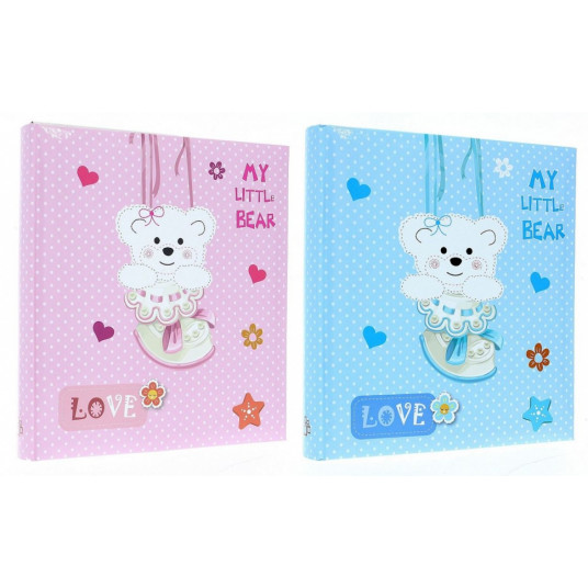  Albumas GED DBCL30 TEDDYBEAR 29x32/60psl | kreminiai lapai | vaikiškas | kampučiai/lipdukai | knyginio rišimo 