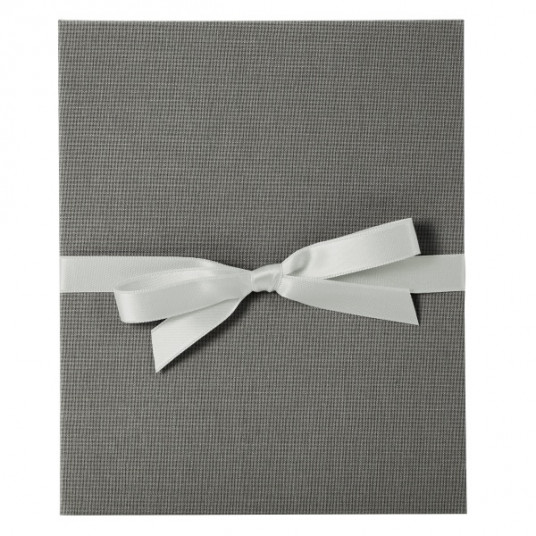  Albumas GOLDBUCH 68825 Leporello Bella Vista grey 16x19 cm | kampučiai/lipdukai | max 13x18 10 | juodi lapai [V] 
