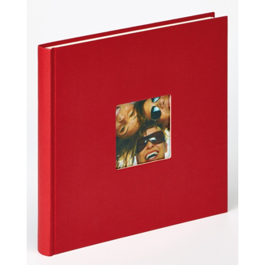  Albumas WALTHER FA-205-R Fun red 26X25/40psl, balti lapai | kampučiai/lipdukai | knyginio rišimo | viršelyje keičiama nuotrauka 