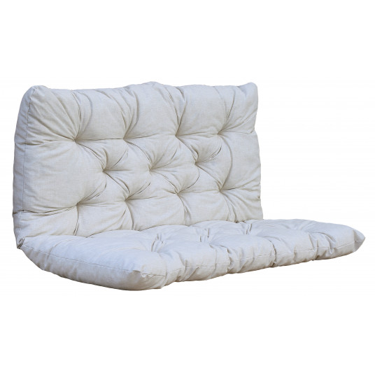 Atlanta čiužinukas su atlošu suolui 100x98x10 cm, beige
