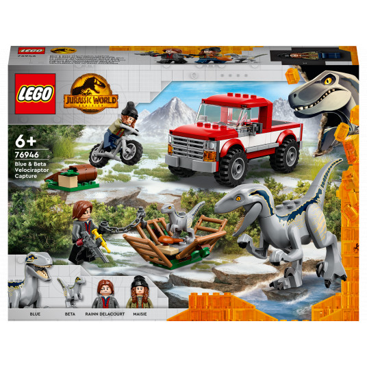 LEGO® 76946 JURASSIC WORLD Blue ir Beta velociraptoriaus sugavimas