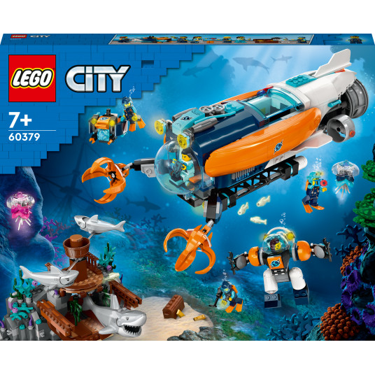 LEGO® 60379 CITY Tyrinėtojų giliavandenis povandeninis laivas