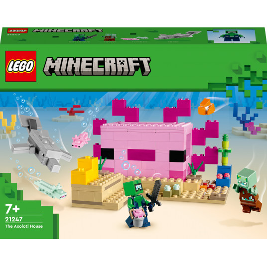 LEGO® 21247 Minecraft Aksolotlio namas