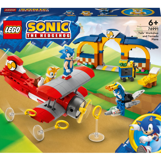 LEGO® 76991 Sonic the Hedgehog™ Tails dirbtuvės ir tornado lėktuvas