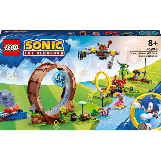 LEGO® 76994 Sonic the Hedgehog™ Sonic Žaliojo kalno zonos kilpos iššūkis