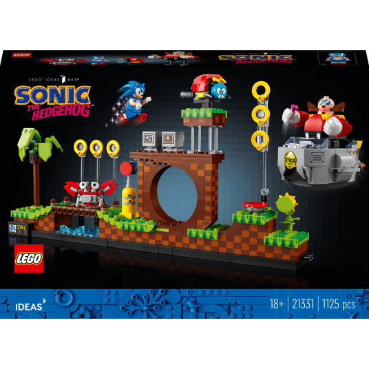 LEGO® 21331 Ideas Sonic the Hedgehog™. Žaliųjų kalvų zona