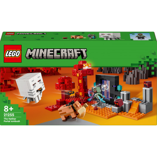 LEGO® 21255 Minecraft Pasala „Nether“ portale