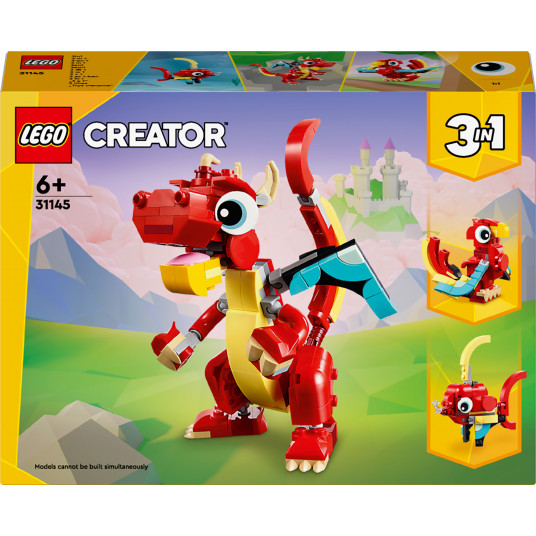 LEGO® 31145 Creator Raudonas drakonas