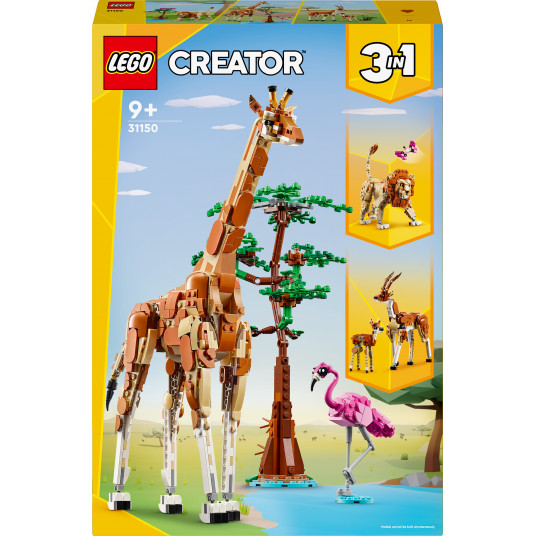 LEGO® 31150 Creator Laukiniai safario gyvūnai