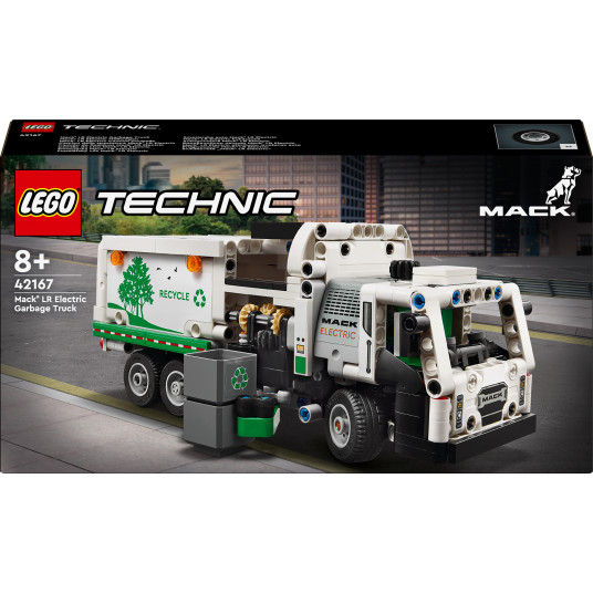 LEGO® 42167 Technic Šiukšliavežė „Mack LR Electric“
