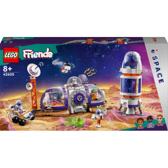 LEGO® 42605 Friends Marso kosminė bazė ir raketa