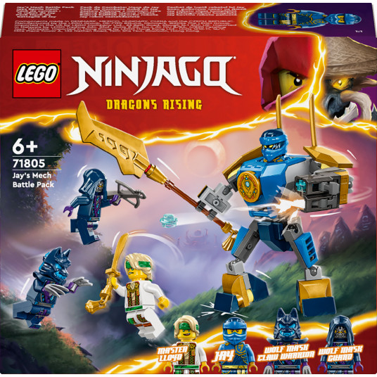 LEGO® 71805 NINJAGO Jay kovinio roboto pakuotė
