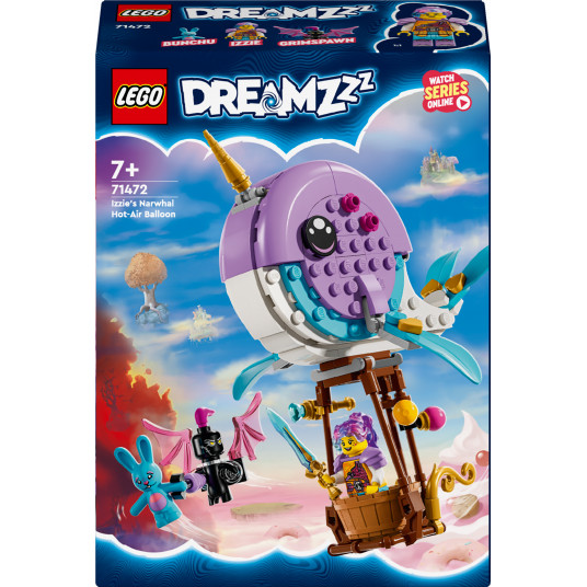 LEGO® 71472 DREAMZzz™ Izzie narvalo formos oro balionas