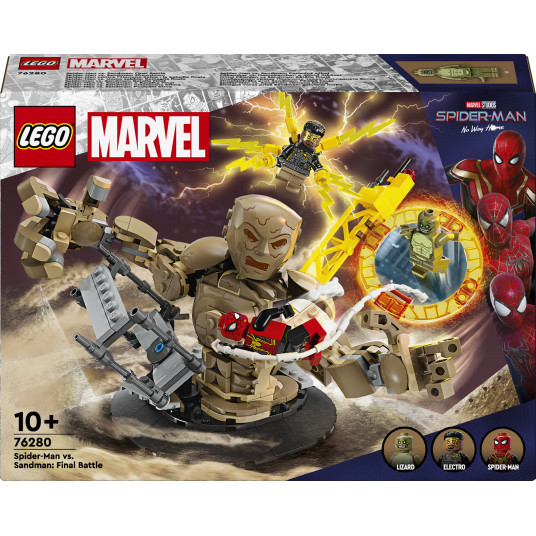 LEGO® 76280 Marvel Žmogus voras prieš Sandman: galutinis mūšis