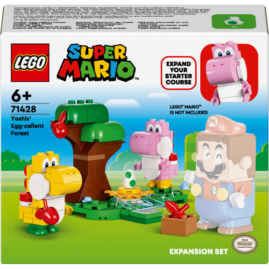 LEGO® 71428 Super Mario™ Yoshi kiaušinis miške – papildomas rinkinys