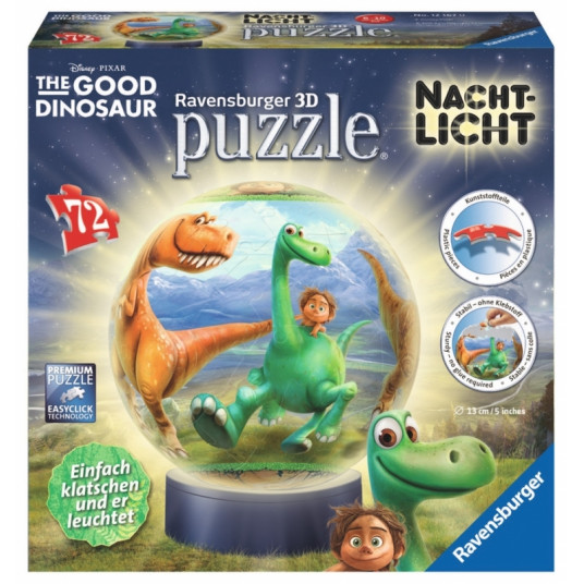  Ravensburger dėlionė "3D Puzzle ball: The Good Dinosaur" 