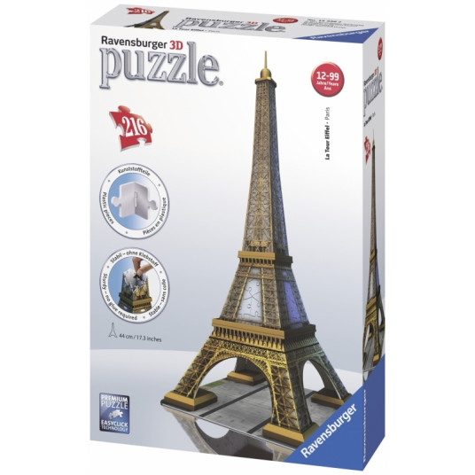  Ravensburger dėlionė "3D Puzzle La Tour Eiffel - Paris" 