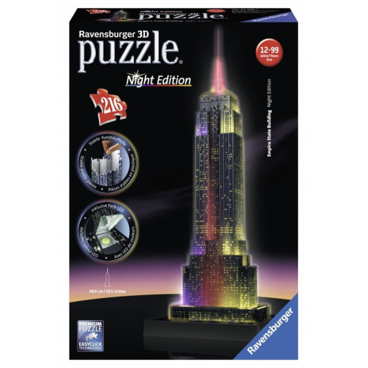  Ravensburger dėlionė "3D Puzzle Eiffel Tower. Night Edition" 