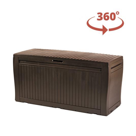  Daiktadėžė Keter COMFY STORAGE BOX 270 L (rudos spalvos) 